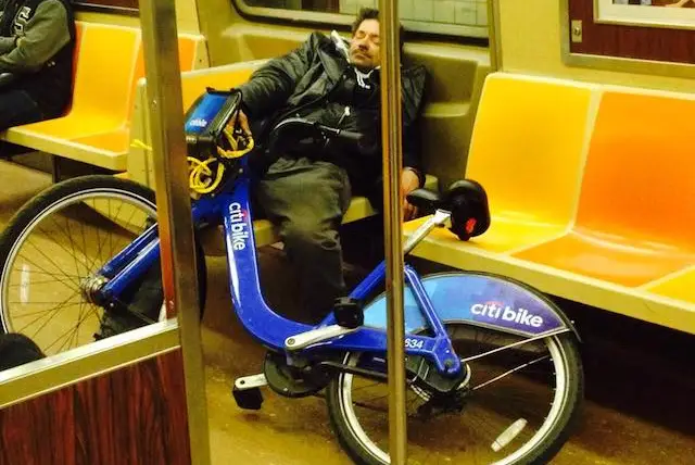 A man and his Citi Bike, via Frank.